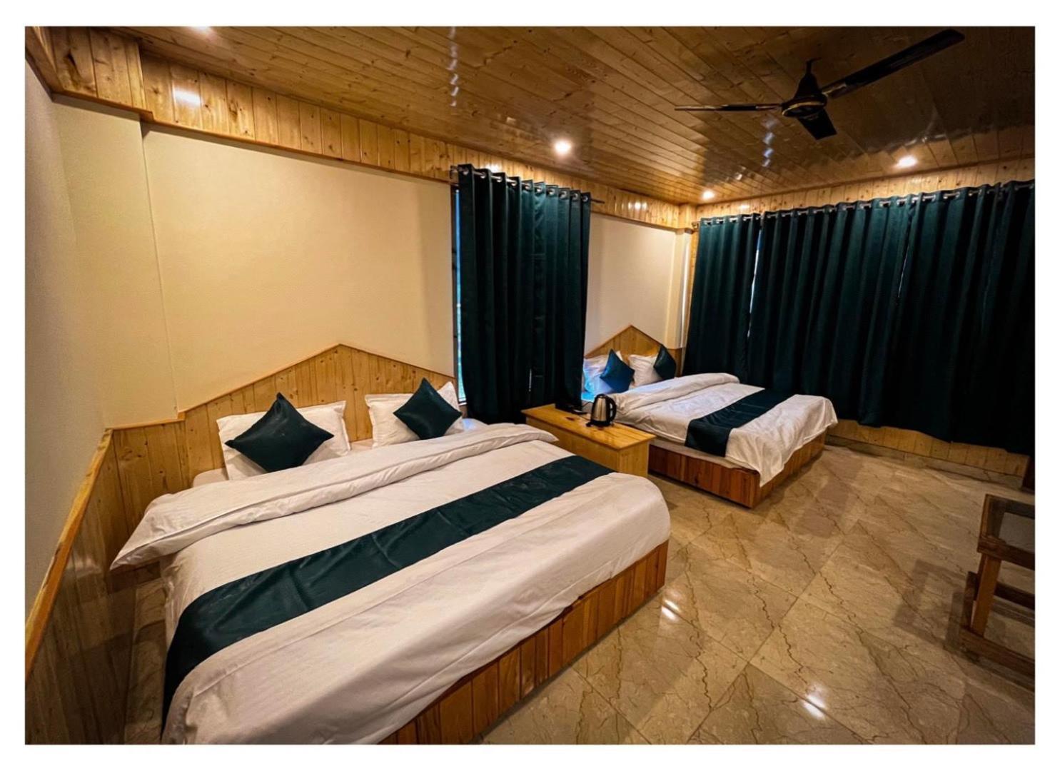 Hotel Mid Orchard Kasol L River Side -Pure Veg Hotel المظهر الخارجي الصورة